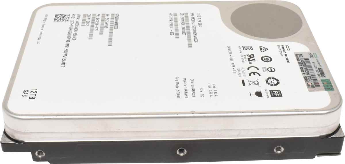 HP Seagate 12TB P12341-002 ST12000NM0038 3.5" 7.2K 12G SAS HDD Festplatte HP Seagate 12TB P12341-002 ST12000NM0038 3.5" 7.2K 12G SAS HDD Festplatte