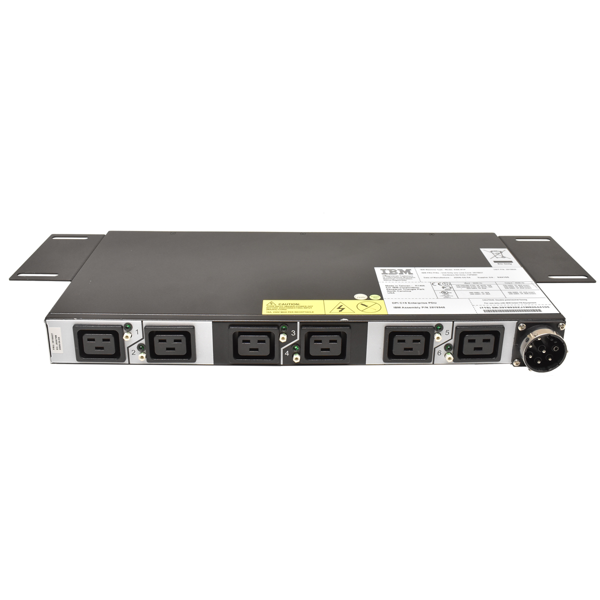IBM DPI C19 Enterpriser PDU 9306-RTP 39Y8948 39Y8927 3 Phasen mit Halterung IBM DPI C19 Enterpriser PDU 9306-RTP 39Y8948 39Y8927 3 Phasen mit Halterung