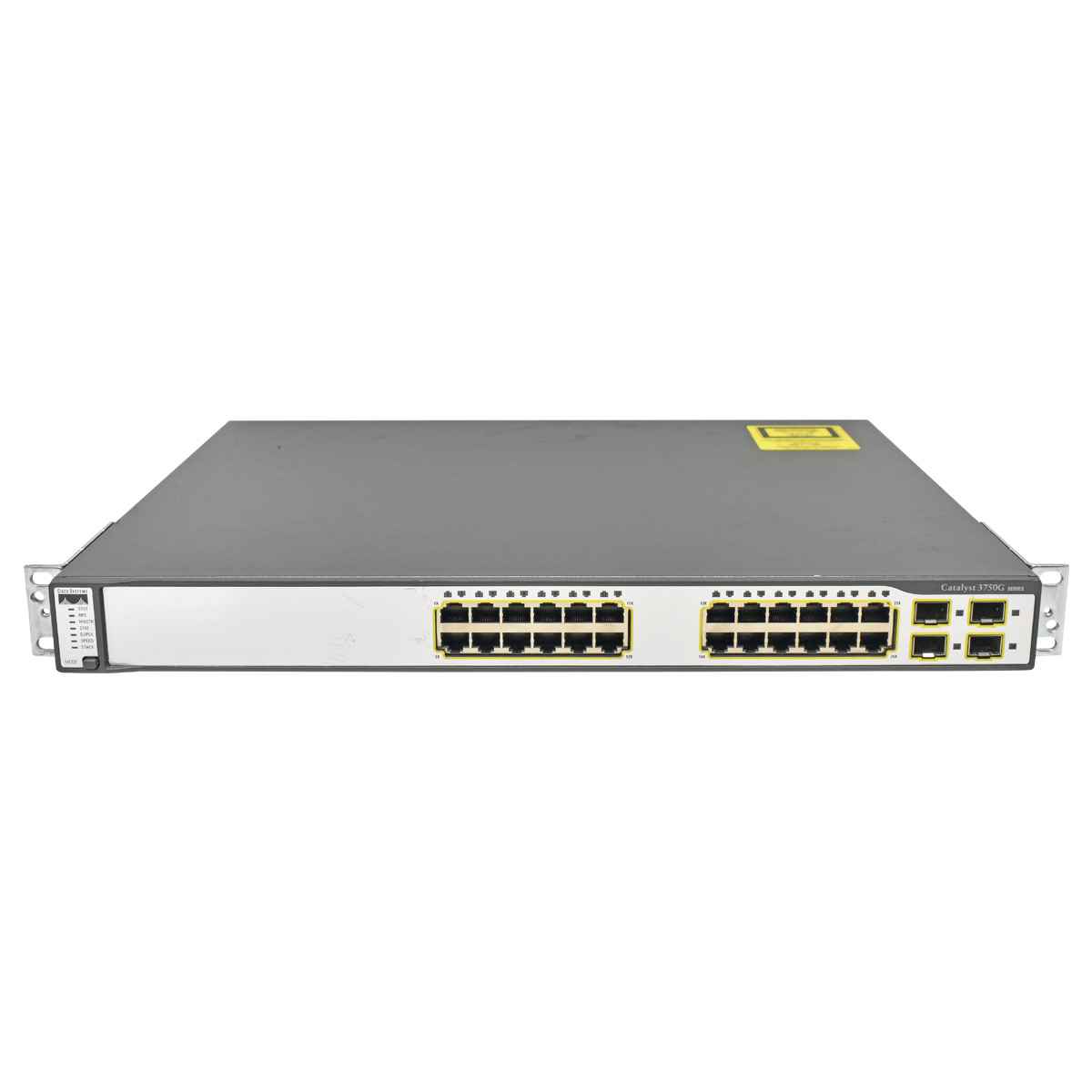 Cisco WS-C3750G-24TS-S1U 24-Port RJ-45 Stackable GE Switch 4 x SFP +Rack Ears Cisco WS-C3750G-24TS-S1U 24-Port RJ-45 Stackable GE Switch 4 x SFP +Rack Ears