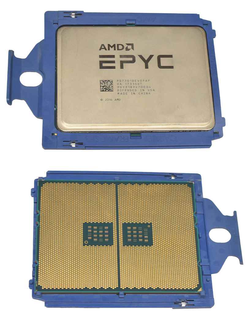 AMD EPYC 7301 16-Cores 2.2GHz SP3 64MB L3 Cache PS7301BEVGPAF AMD EPYC 7301 16-Cores 2.2GHz SP3 64MB L3 Cache PS7301BEVGPAF