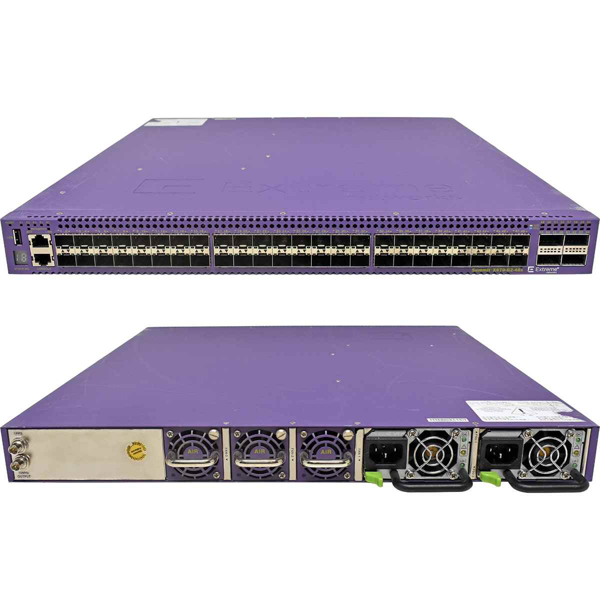 Extreme Summit X670-G2-48x-4q 17310 48-Port SFP+ 10GE Switch 4x 40G QSFP+ Extreme Summit X670-G2-48x-4q 17310 48-Port SFP+ 10GE Switch 4x 40G QSFP+