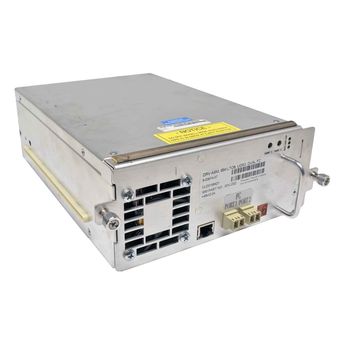 IBM LTO-6 FH FC 8Gb Laufwerk mit Caddy für 3576 TS3310 00VJ292