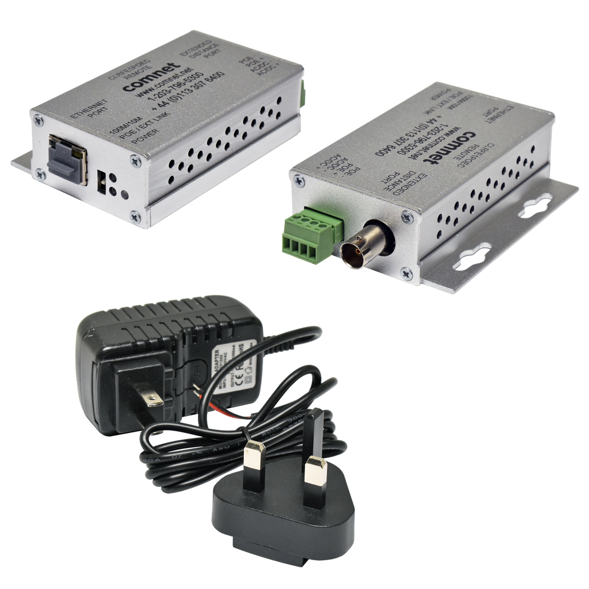 Comnet CLRFE1POEC Remote Single Channel Ethernet over Coax + 30W PSE PoE+ NEW NEU Comnet CLRFE1POEC Remote Single Channel Ethernet over Coax + 30W PSE PoE+ NEW NEU