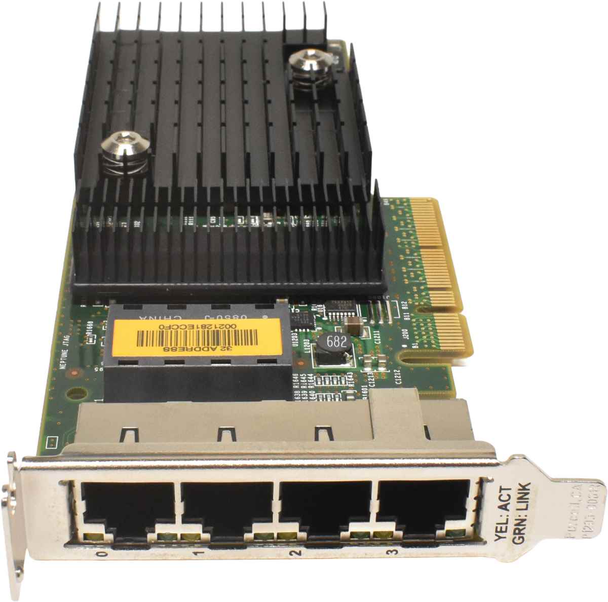 Sun ATLS1QGE Quad-Port Gb PCIe x8 Netzwerkkarte PN 501-7606-06, 511-1422-01 LP Sun ATLS1QGE Quad-Port Gb PCIe x8 Netzwerkkarte PN 501-7606-06, 511-1422-01 LP