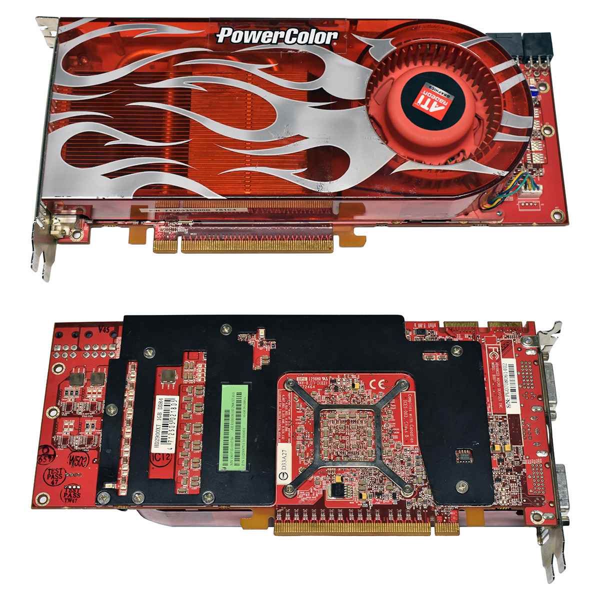 PowerColor HD2900XT 1GB DDR4 AMD ATI Radeon HD 2900 XT Graphics Card R600 1GB GDDR4 PCIe 1.0 x16 S-Video 2x DVI PowerColor HD2900XT 1GB DDR4 AMD ATI Radeon HD 2900 XT Graphics Card R600 1GB GDDR4 PCIe 1.0 x16 S-Video 2x DVI