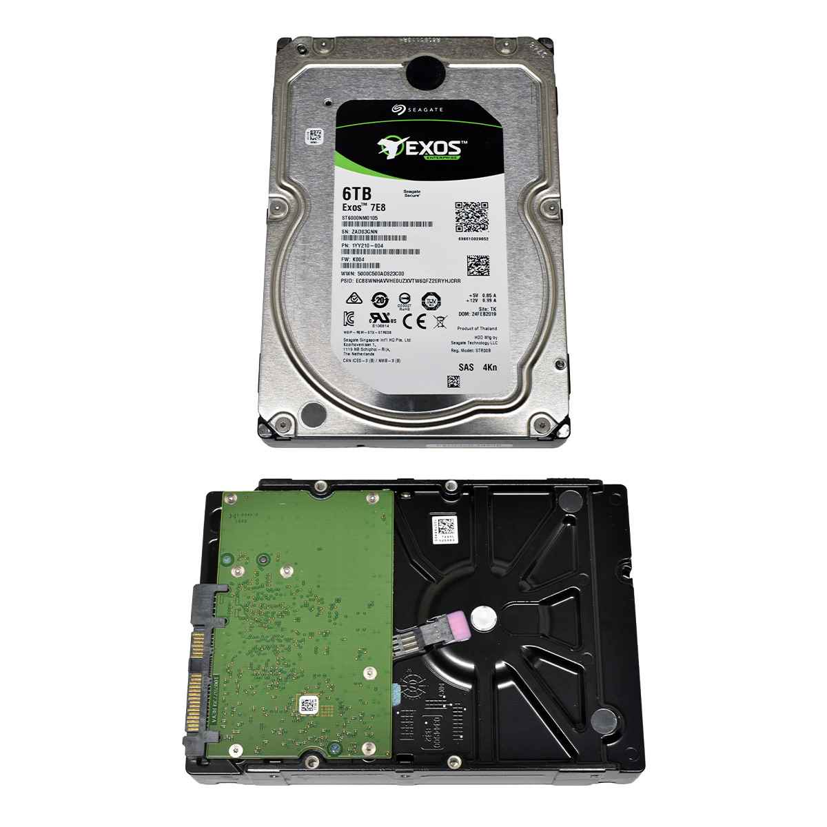 Seagate Exos 7E8 6TB 3.5" 7.2K 12G SAS SED HDD ST6000NM0105 1YY210-004