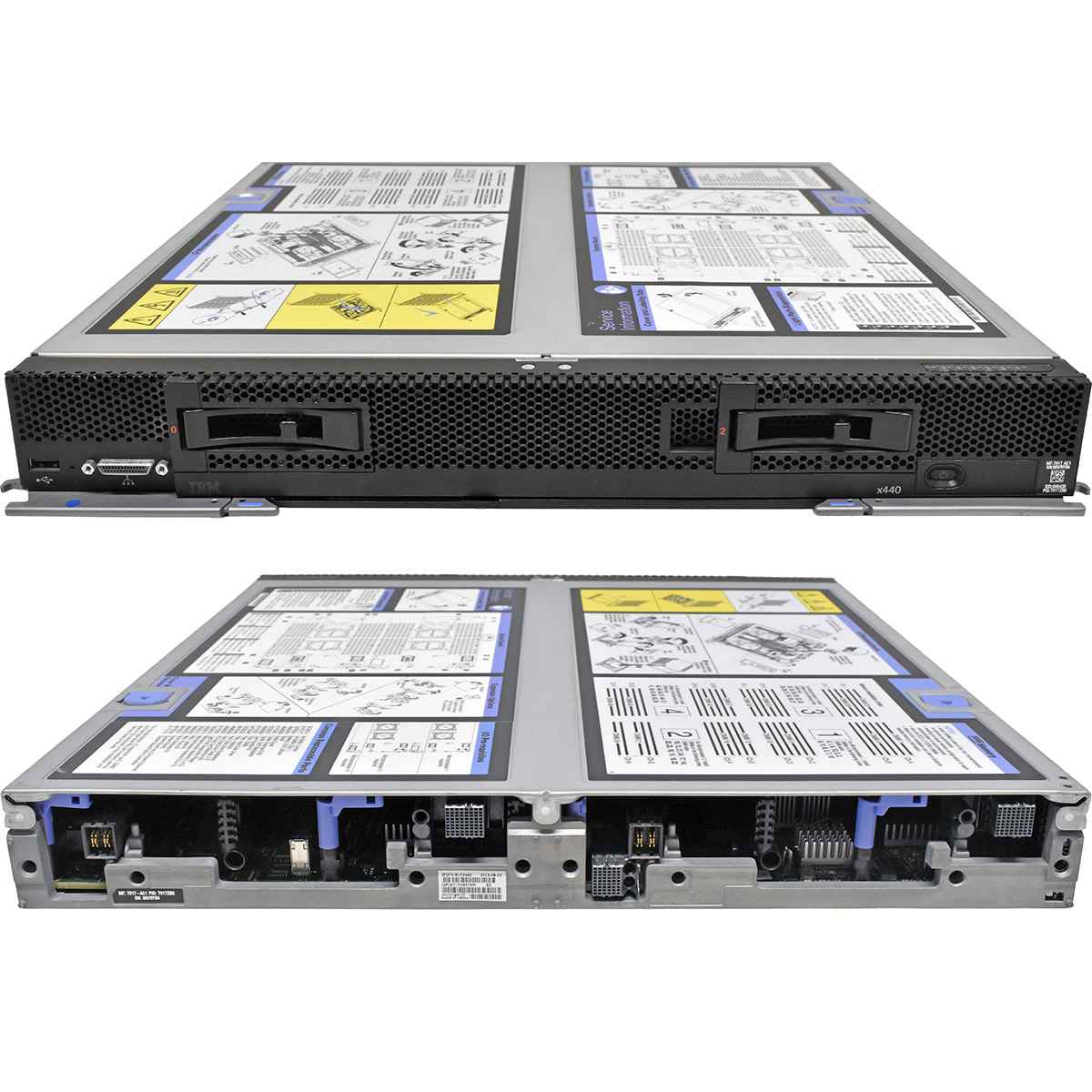 IBM Flex System x440 Compute Node 7917 AC1 +Heatsinks +Caddys