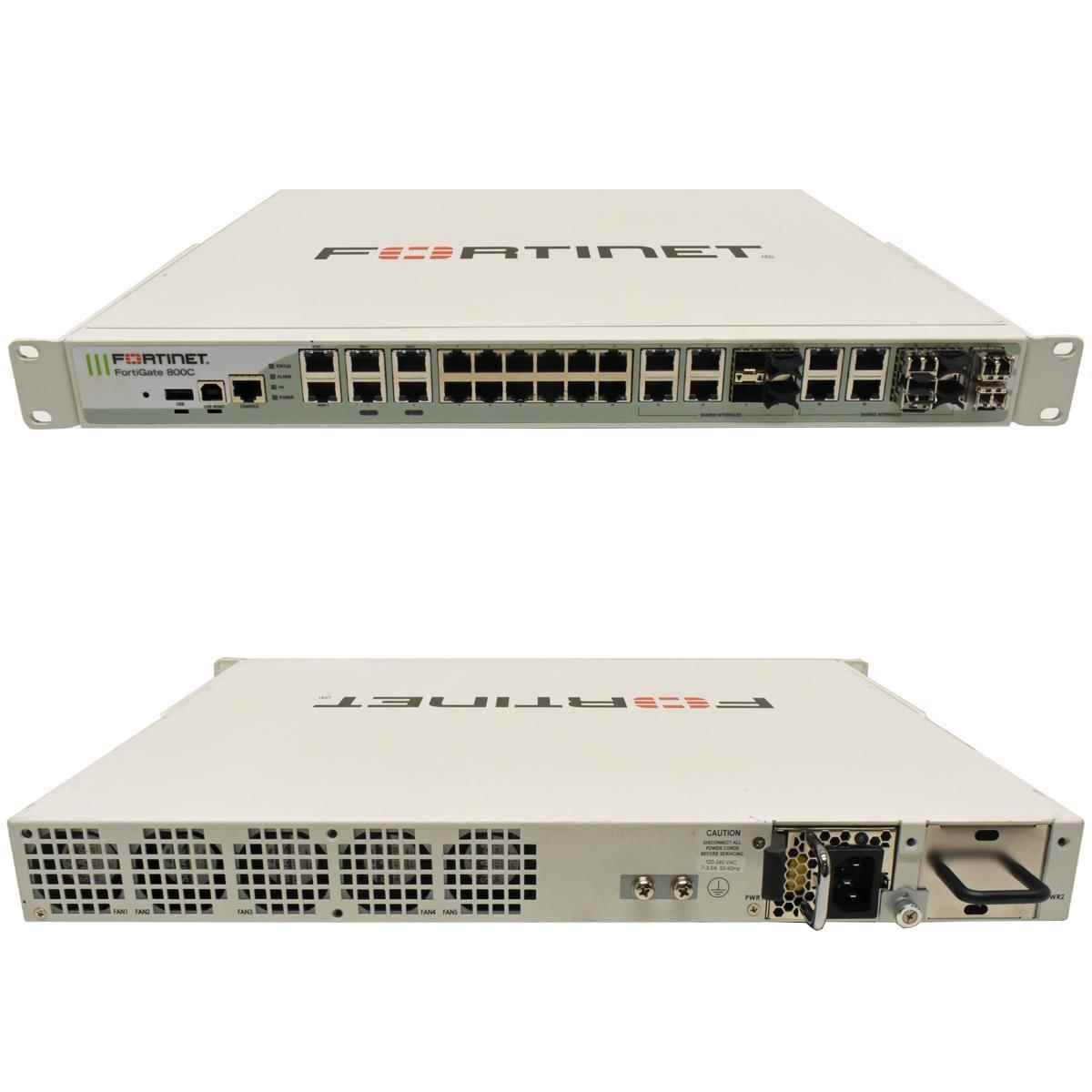 FORTINET FortiGate FG-800C Security Appliance 10Gb Ethernet Network Security FORTINET FortiGate FG-800C Security Appliance 10Gb Ethernet Network Security
