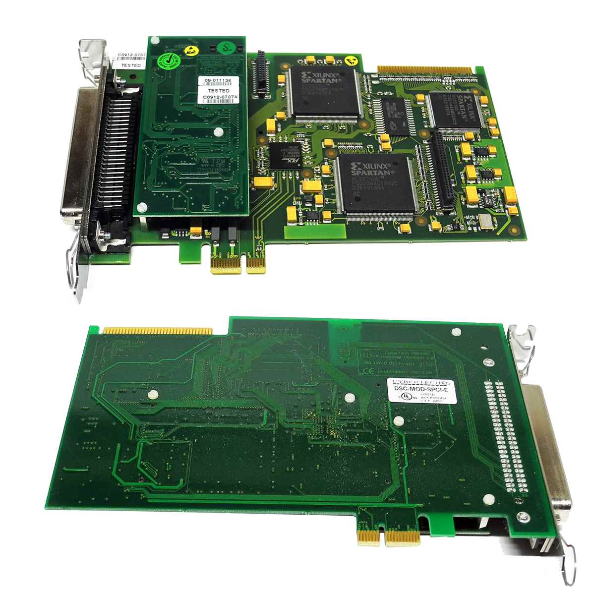 CyberTech Parrot-DSC 20H402 MSPEB10 V 1.0 PCIe x1 Telefony Interface Card CyberTech Parrot-DSC 20H402 MSPEB10 V 1.0 PCIe x1 Telefony Interface Card