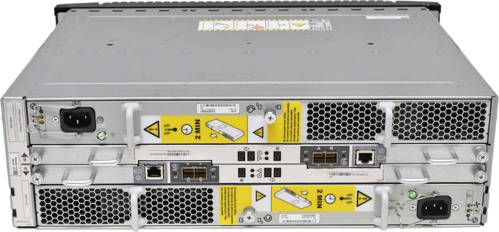 EMC AAE 3U 15-Bay 3,5" SAS 12G Storage Array 303-300-000C 047-000-897 2 x Controller 2 x PSU