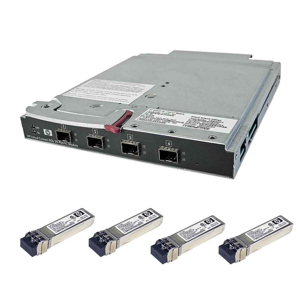 HP VC 8Gb 20-Port FC Switch Module BladeSystem c-Class + 4x 8Gb SFP+ 572216-001 HP VC 8Gb 20-Port FC Switch Module BladeSystem c-Class + 4x 8Gb SFP+ 572216-001