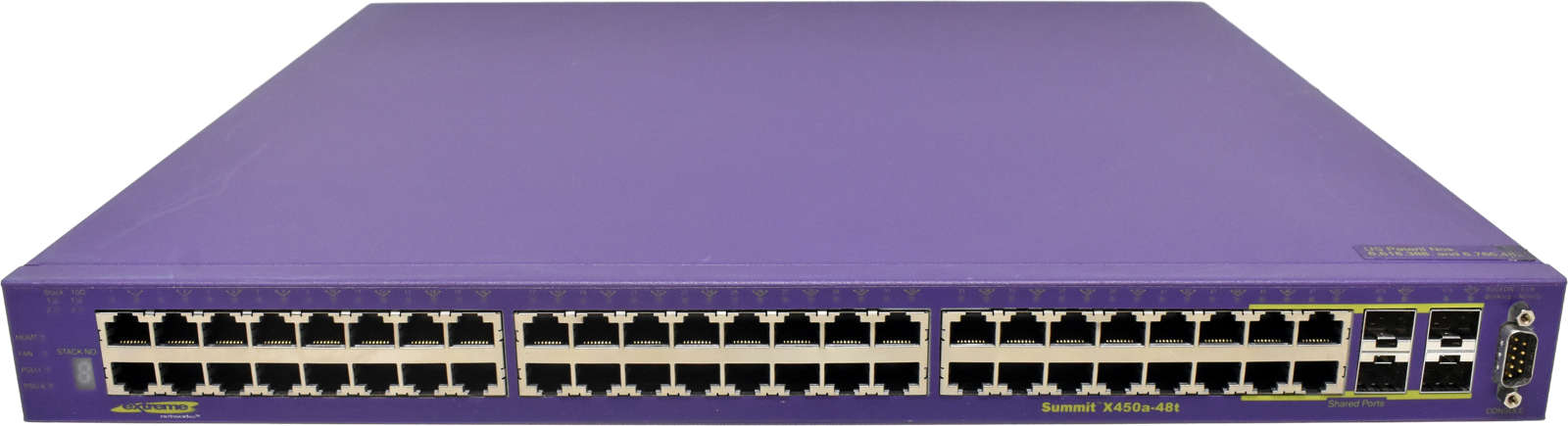 Extreme-Summit-X450a-48t-16157-48-Port-RJ-45-GE-Sw-001.jpg Extreme Summit X450a-48t 16157 48-Port RJ-45 GE Switch 4x 1G SFP