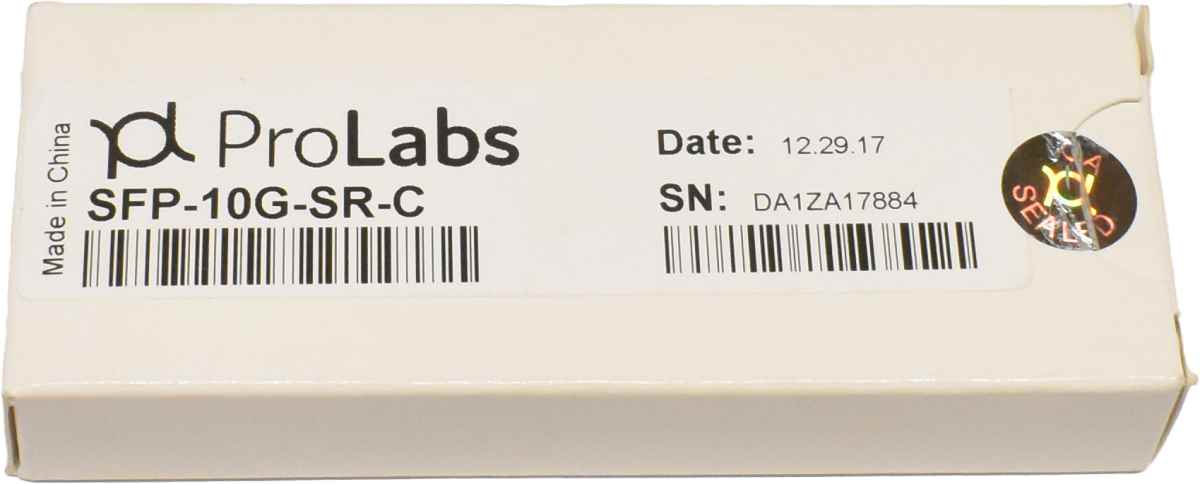 Cisco Compatible ProLabs GBIC SFP-10G-SR-C 10Gb SFP+ 850nm 300m LC Transceiver NEU Cisco Compatible ProLabs GBIC SFP-10G-SR-C 10Gb SFP+ 850nm 300m LC Transceiver NEU