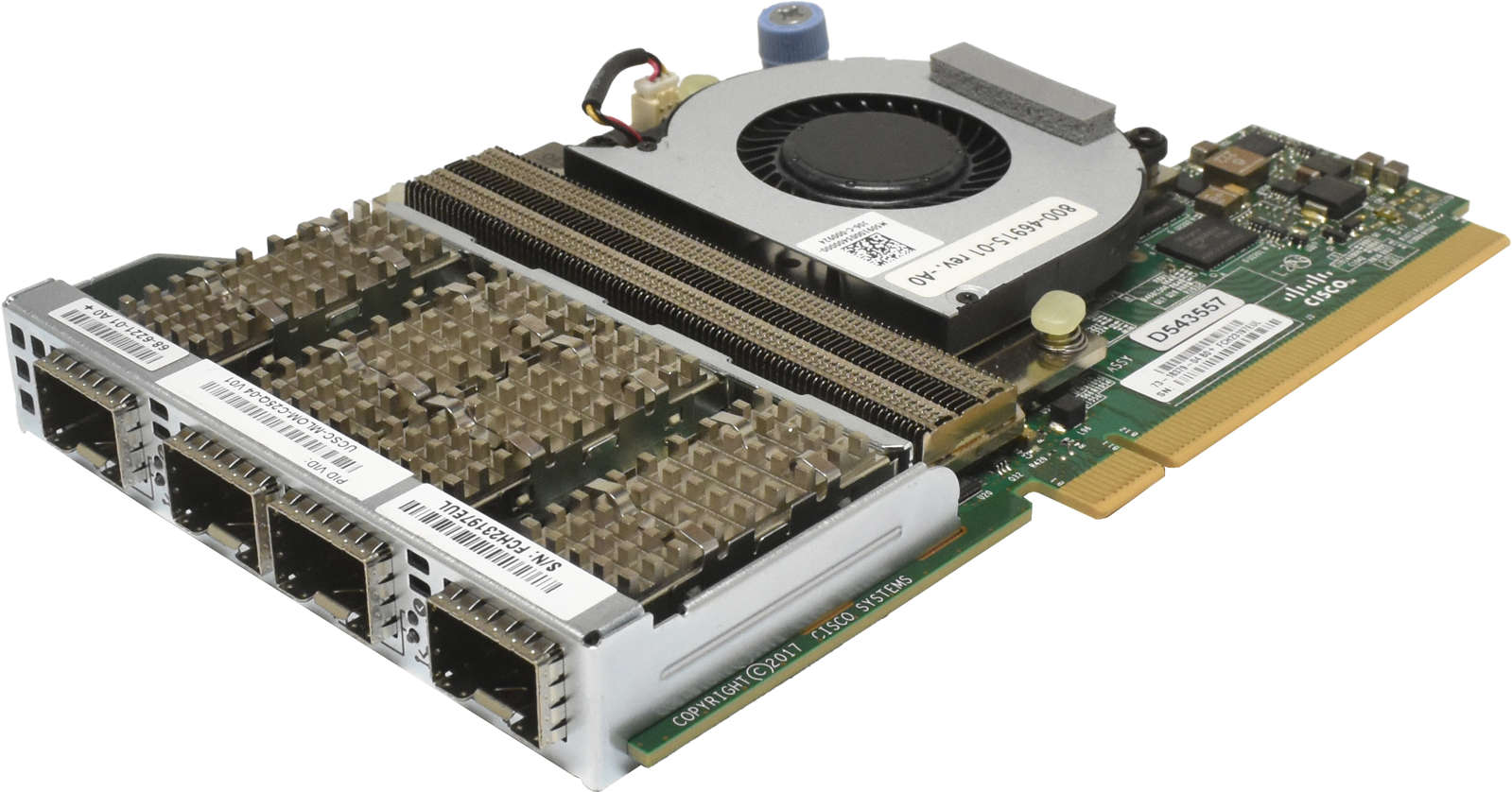 Cisco-VIC-1457-UCSC-MLOM-C25Q-04---4x-10-25Gb-SFP2-001.jpg Cisco VIC 1457 UCSC-MLOM-C25Q-04 - 4x 10/25Gb SFP28 Network Ethernet Control