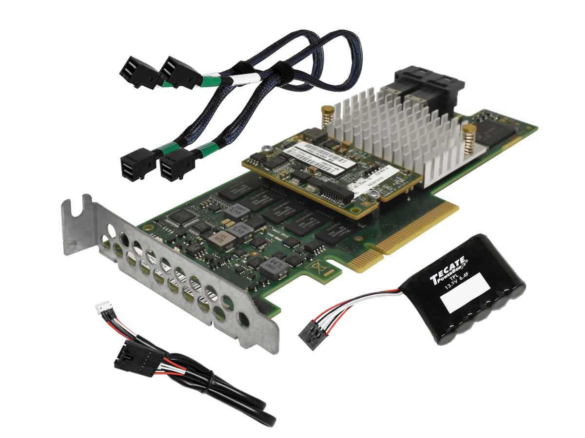 Fujitsu D3216-B33 GS3 EP420i 12Gb PCle x8 RAID Controller +BBU +2x SAS Kabel LP