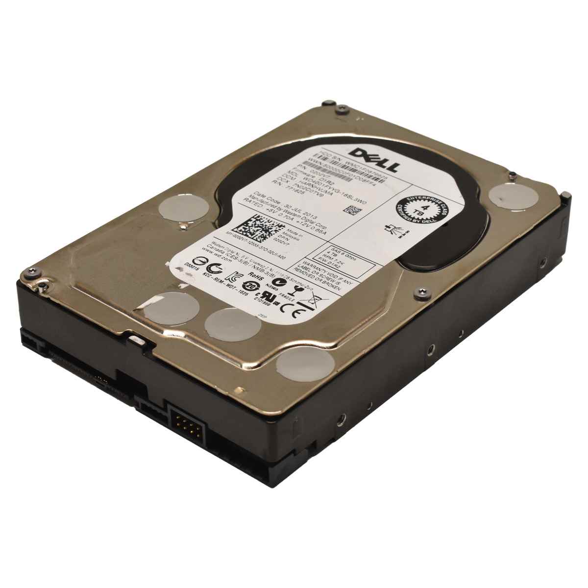 DELL WD 4TB 3.5" 7.2K 6G 32MB SAS HDD Festplatte WD4001FYYG-18SL3W0 0202V7 DELL WD 4TB 3.5" 7.2K 6G 32MB SAS HDD Festplatte WD4001FYYG-18SL3W0 0202V7