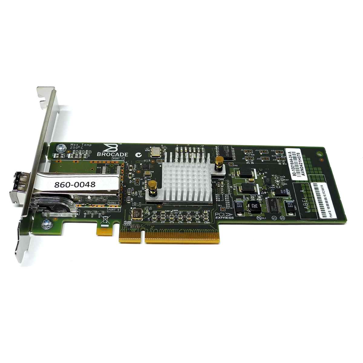 Brocade 815 Single-Port 8Gb FC PCIe x8 Network Adapter 80-1001644-04 +1x SFP+ FP Brocade 815 Single-Port 8Gb FC PCIe x8 Network Adapter 80-1001644-04 +1x SFP+ FP
