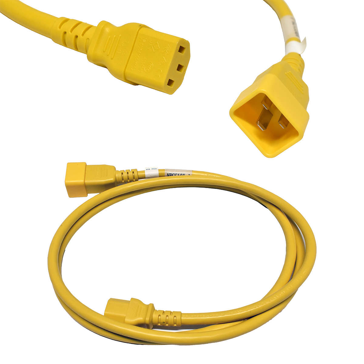 Panduit-Netzkabel-C20-C13-Power-Kabel-Gelb-1-8m-16-001.jpg 2x Panduit Netzkabel C20 C13 Power Kabel Gelb 1,8m 16A 250V Verlängerung NPCC19X-1