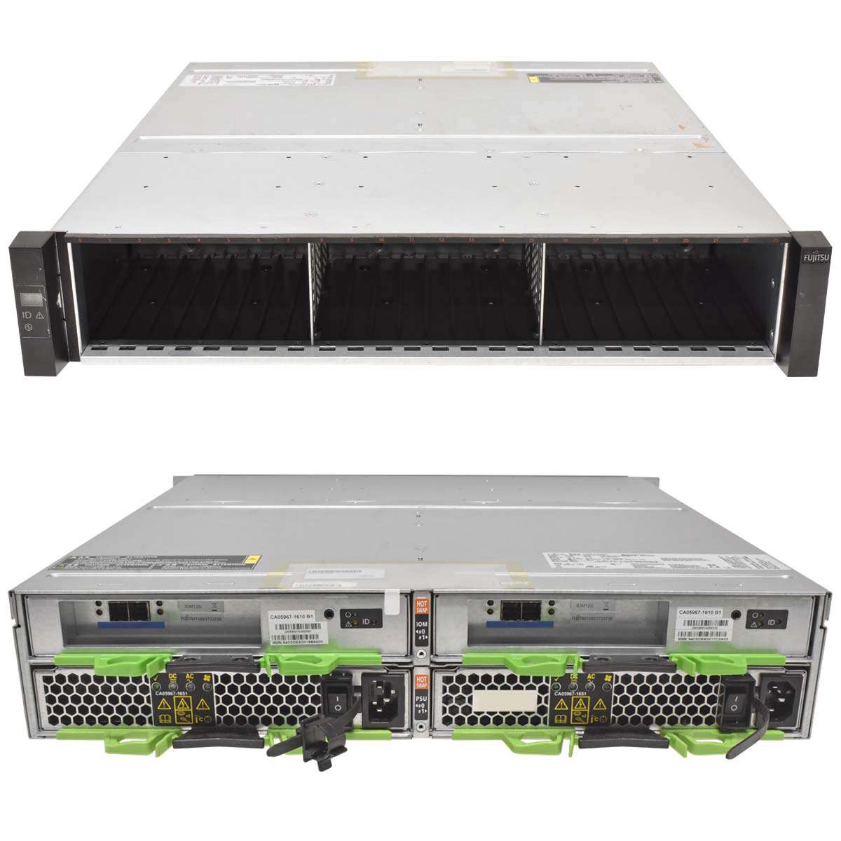 Fujitsu-ETERNUS-Storage-DX5-600-S3-ETPEADU-24-Bay-001.jpg Fujitsu Storage ET DX8700/8900 S3 2.5 DE 24x 2,5" SFF 12G Disk Array CA05967-1610