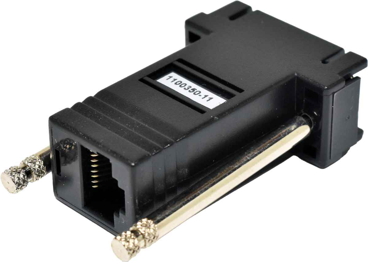 Perle IOLAN SCSC DBA0023C 04007210 1100350-11 DCE Adapter with SUN/Cisco pinout DB-9M - RJ-45F Perle IOLAN SCSC DBA0023C 04007210 1100350-11 DCE Adapter with SUN/Cisco pinout DB-9M - RJ-45F