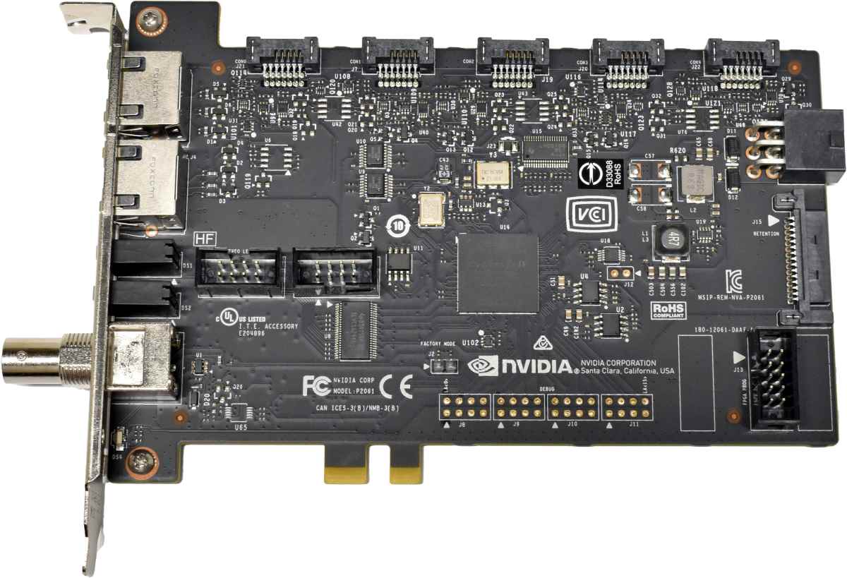 Nvidia Quadro Sync II Framlock Add-on Card for Pascal/Turing/Ampere 900-52061-2700-000 Nvidia Quadro Sync II Framlock Add-on Card for Pascal/Turing/Ampere 900-52061-2700-000