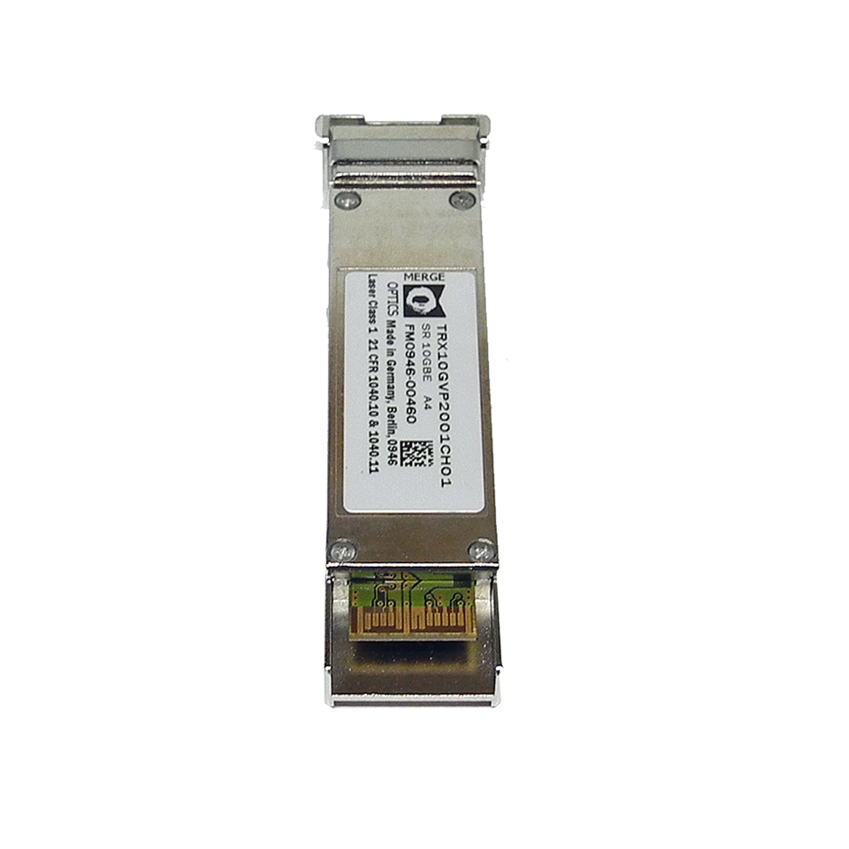 Merge Optics TRX10GVP2001CH01 SR 10GbE XFP Transceiver 300m MMF 850nm Merge Optics TRX10GVP2001CH01 SR 10GbE XFP Transceiver 300m MMF 850nm