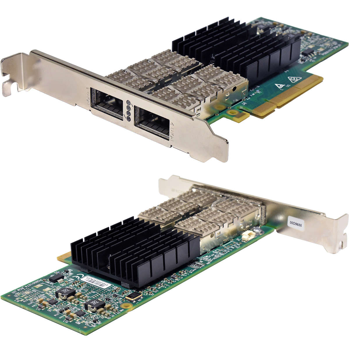 IBM-00D9552-Mellanox-CX354A-Dual-Port-40G-PCIe-x8-005.jpg IBM 00D9552 Mellanox CX354A Dual-Port 40G PCIe x8 InfiniBand Network Adapter FP