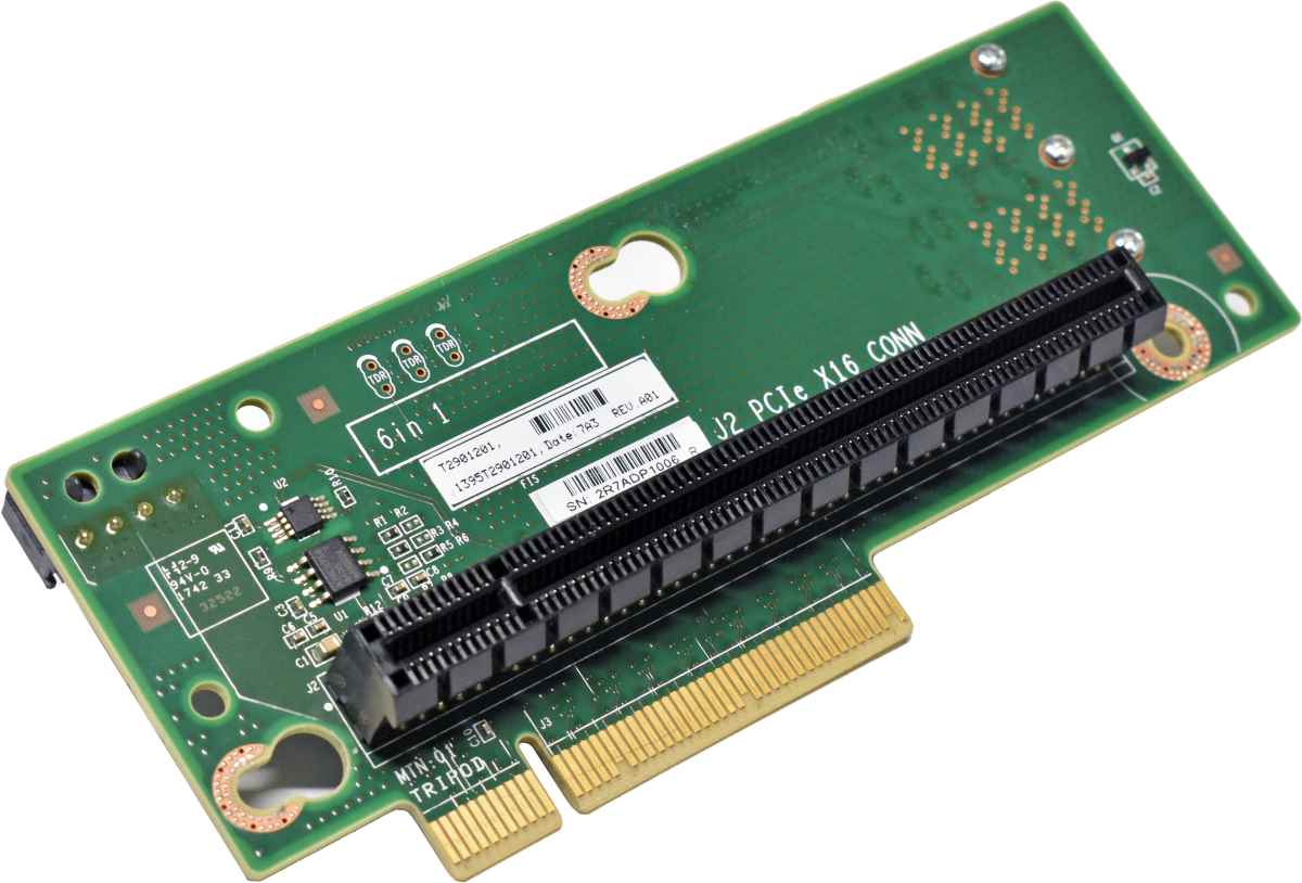 ZT Systems Riser Card T29011201 PCIe x16 - 2x MiniSAS HD SFF-8643 +Cable for Server Storage Z17C31601B