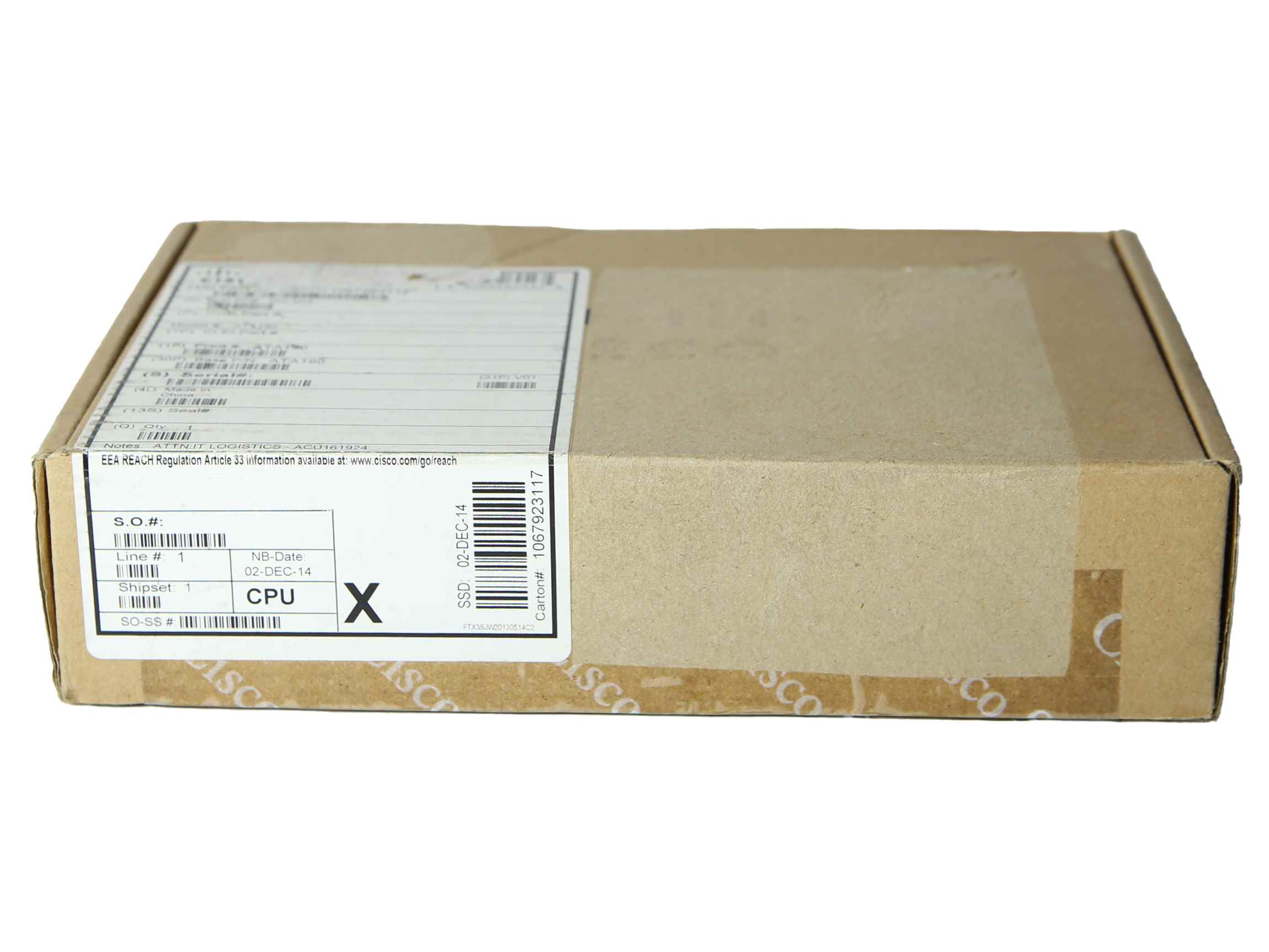 Cisco ATA190 74-12086-01 VoIP UC2 Port Handset zu Ethernet Telefonadapter mit Netzteil und US Adapter, Neuwertig