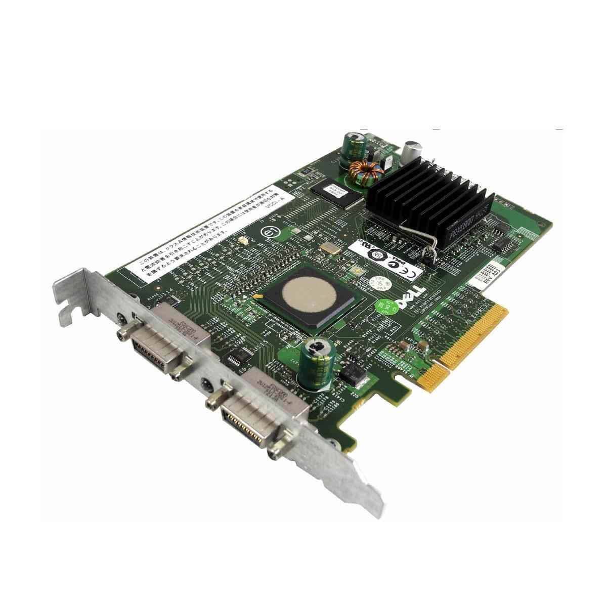 DELL PERC 5/E 3 Gb/s PCI-E x8 SAS Controller Dell P/N: 0FD467, 0M778G