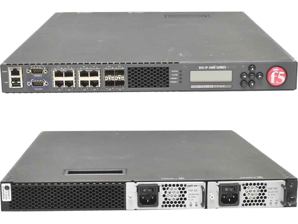 F5 Networks Big-IP 3900 Series 200-0322-07 LTM Load Balancer F5 Networks Big-IP 3900 Series 200-0322-07 LTM Load Balancer