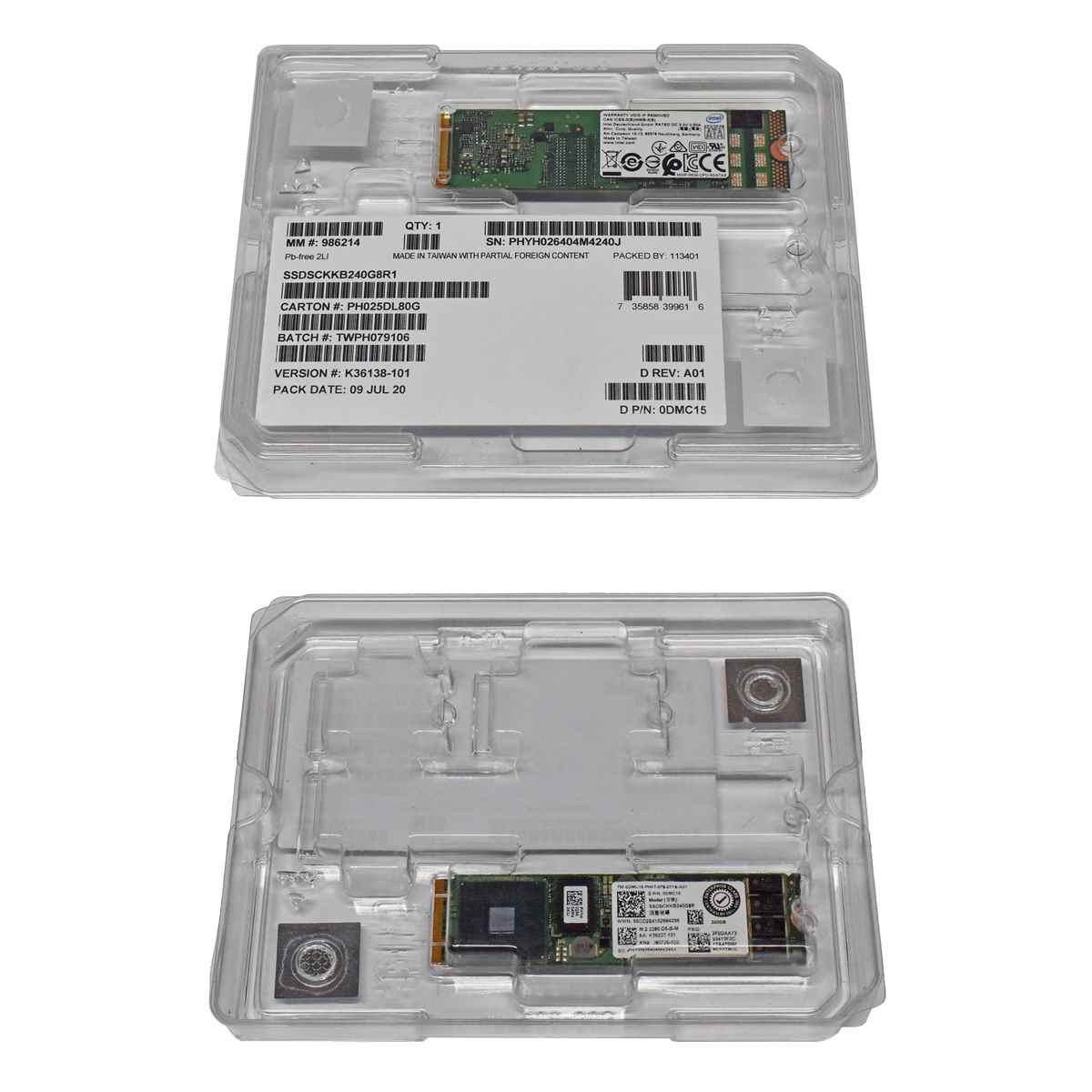Dell Intel SSDSCKKB240G8R 0DMC15 240GB M.2 SSD SATA 6 Gbit/s NEU NEW Dell Intel SSDSCKKB240G8R 0DMC15 240GB M.2 SSD SATA 6 Gbit/s NEU NEW