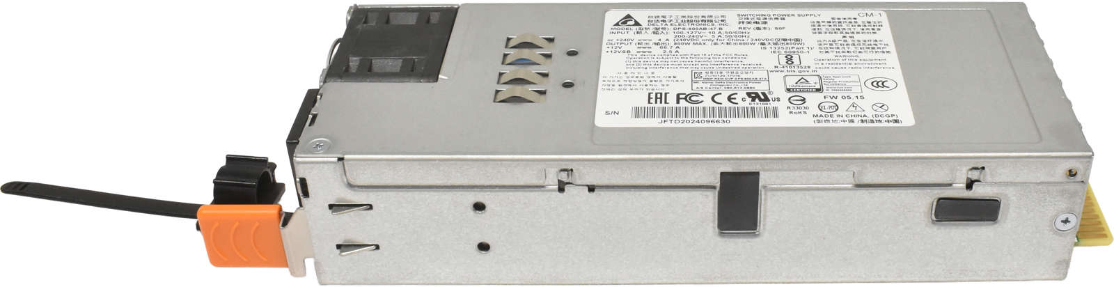 Delta-Electronics-Power-Supply-Netzeil-800W-DPS-80-003.jpg Delta Electronics Power Supply / Netzeil 800W DPS-800AB-47 B