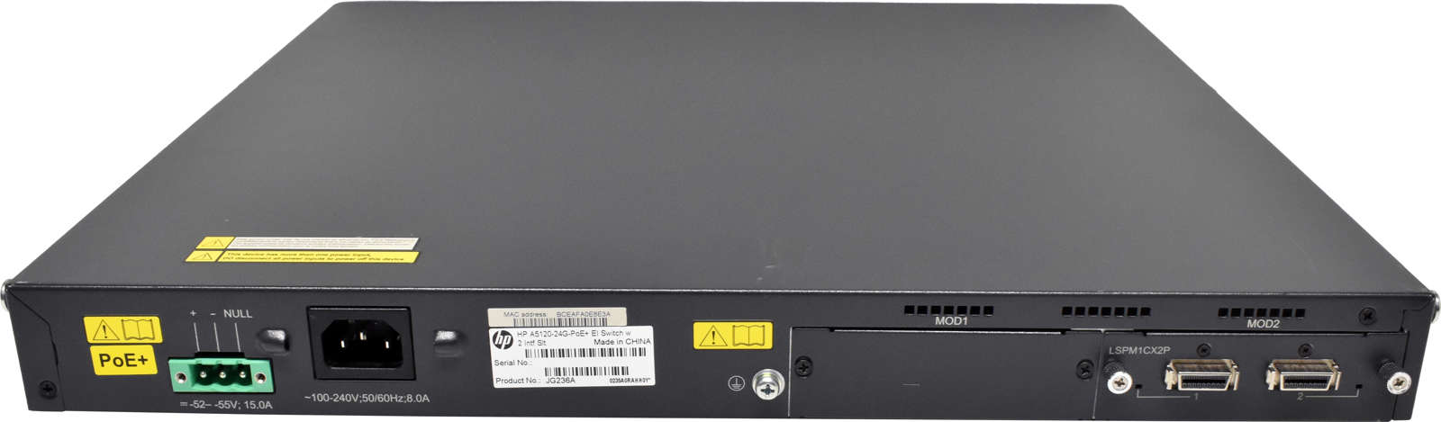 HP A5120-24G-PoE+ EI JG236A 24-Port GE PoE+ Switch + Modul LSPM1CX2P