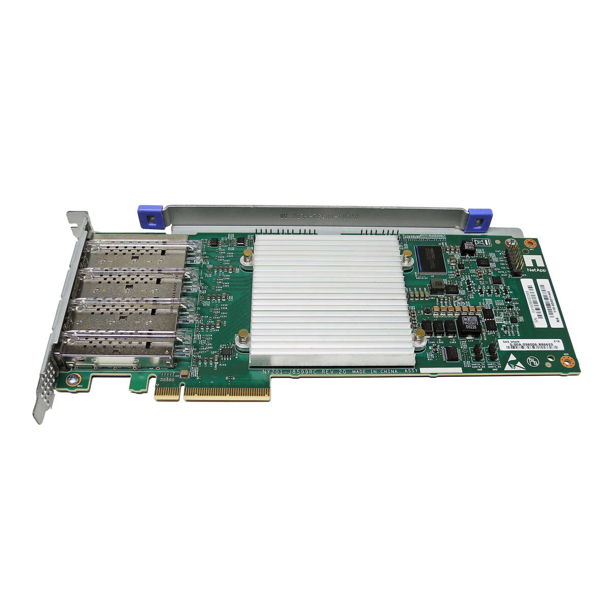 NetApp 111-02026+B0 110-00401+B0 4-Port 12Gb QSFP PCIe x8 Network Adapter