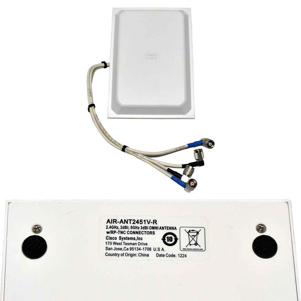 Cisco AIR-ANT2451V-R Four-Element 2.5GHz Dual-Band Omni-Directional Antenna