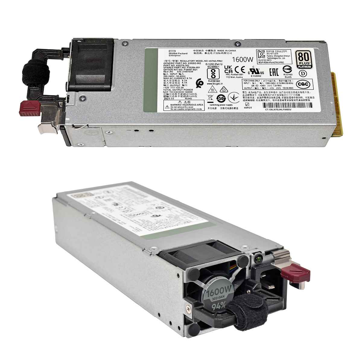 HP Artesyn 1600W Netzteil Power Supply HSTNS-PR62 P39384-001 HP Artesyn 1600W Netzteil Power Supply HSTNS-PR62 P39384-001