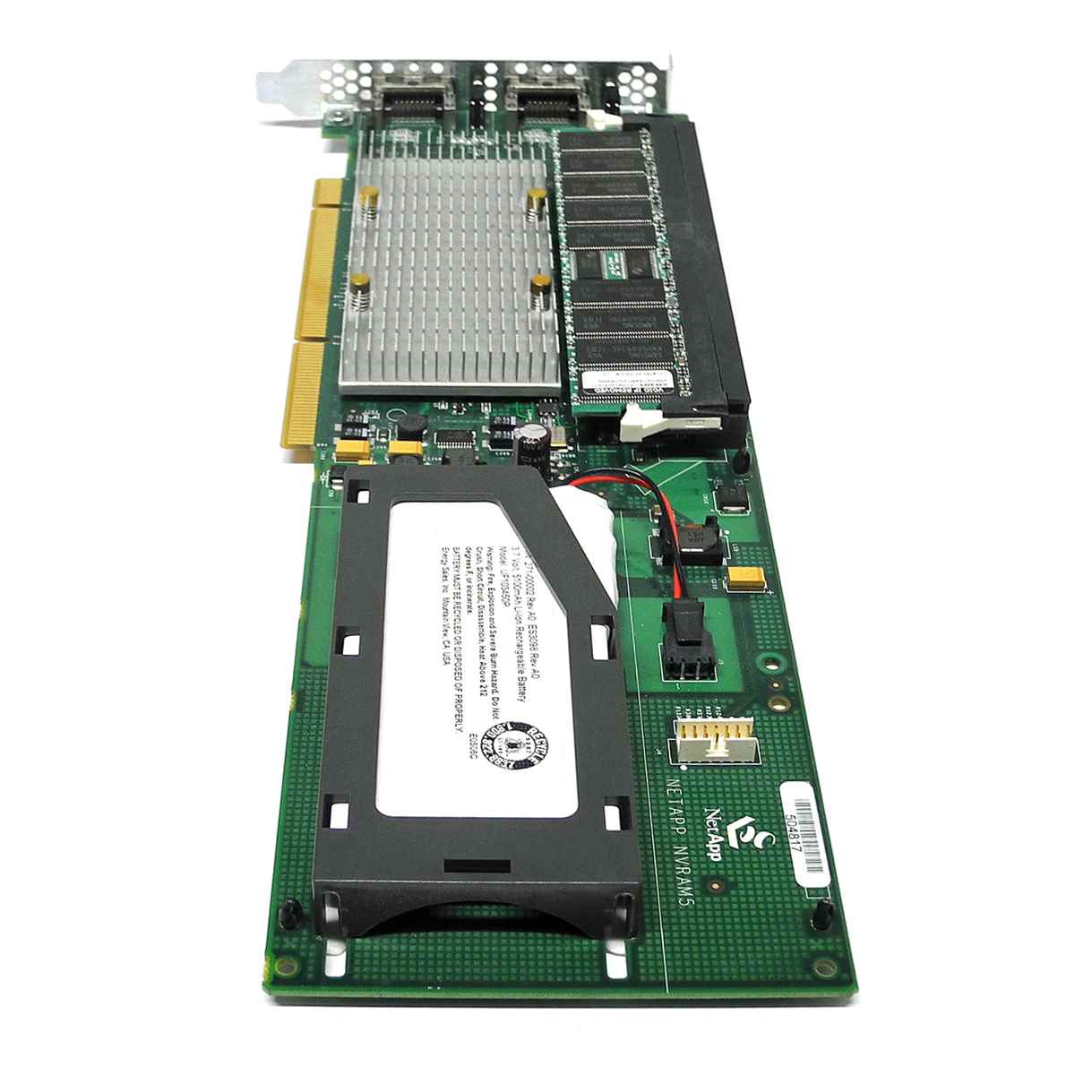 NetApp X3148-R5 NVRAM5 InfiniBand PCI-X Controller Card 111-00022+F0 NetApp X3148-R5 NVRAM5 InfiniBand PCI-X Controller Card 111-00022+F0