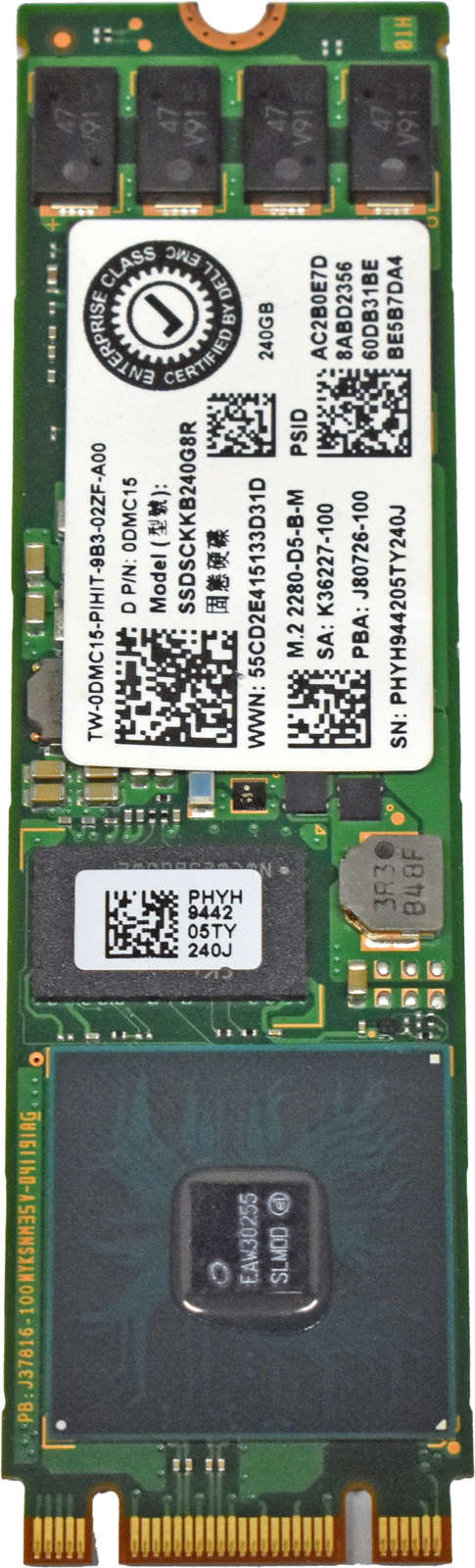 Dell Intel SSDSCKKB240G8R 0DMC15 240GB M.2 SSD SATA 6 Gbit/s