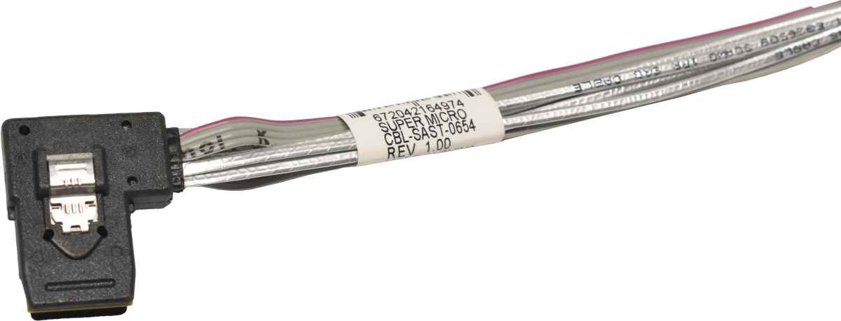Supermicro SAS Kabel 1x SFF-8087 / 4x SATA / 1x 8-pin 6G 41/52 cm CBL-SAST-0654