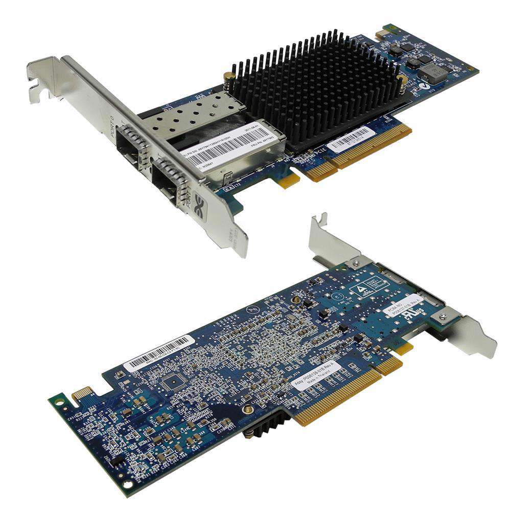 EMULEX-IBM-OCE11102-Dual-Port-10GbE-FC-SFP-PCIe-x8-002.jpg EMULEX IBM OCE11102 Dual-Port 10GbE FC SFP+ PCIe x8 Virtual Adapter FRU 49Y7942