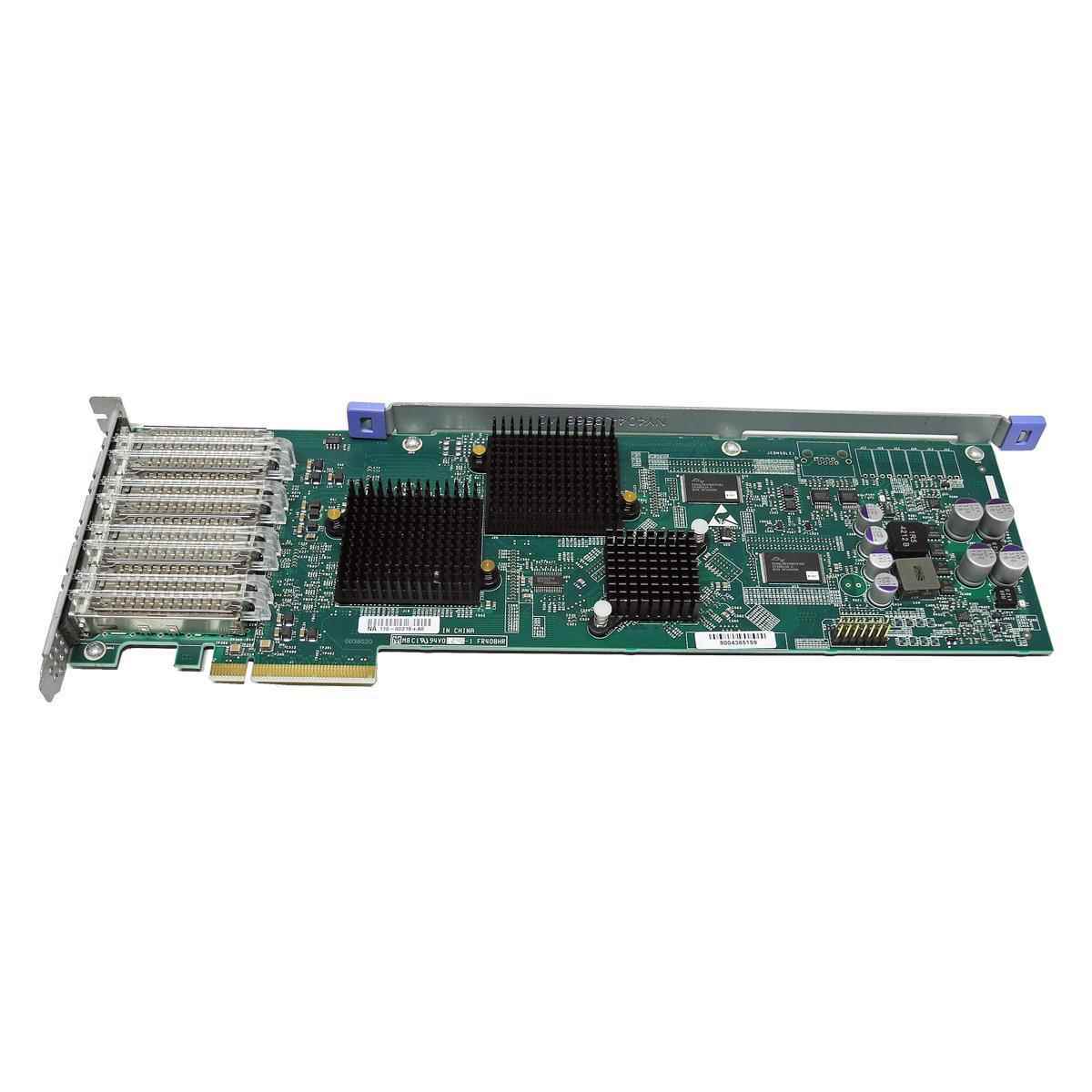 NetApp Quad-Port 6 Gb/s QSFP PCIe x8 SAS Controller PN: 111-00625+E0 NetApp Quad-Port 6 Gb/s QSFP PCIe x8 SAS Controller 111-00625+G0 111-00625+G1