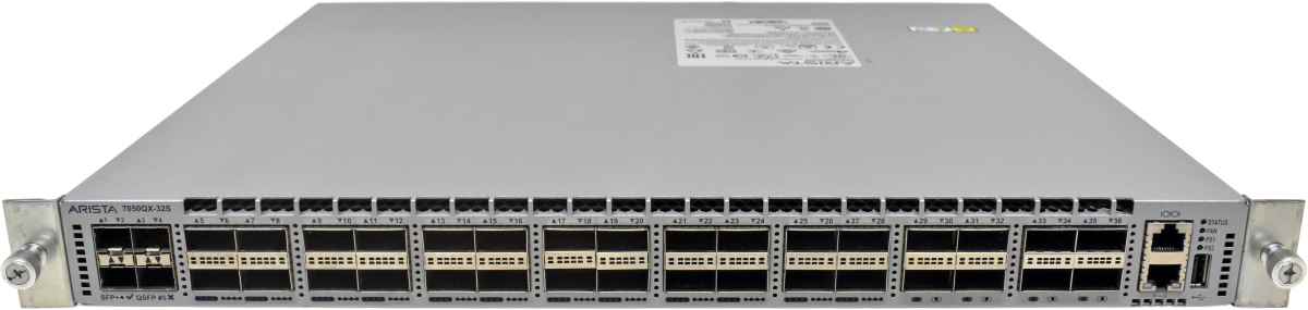 Arista DCS-7050QX-32S-R 32-Port 40G QSFP+ Ethernet Switch 4x SFP+ +Insides of Rack Rails Arista DCS-7050QX-32S-R 32-Port 40G QSFP+ Ethernet Switch 4x SFP+ +Insides of Rack Rails