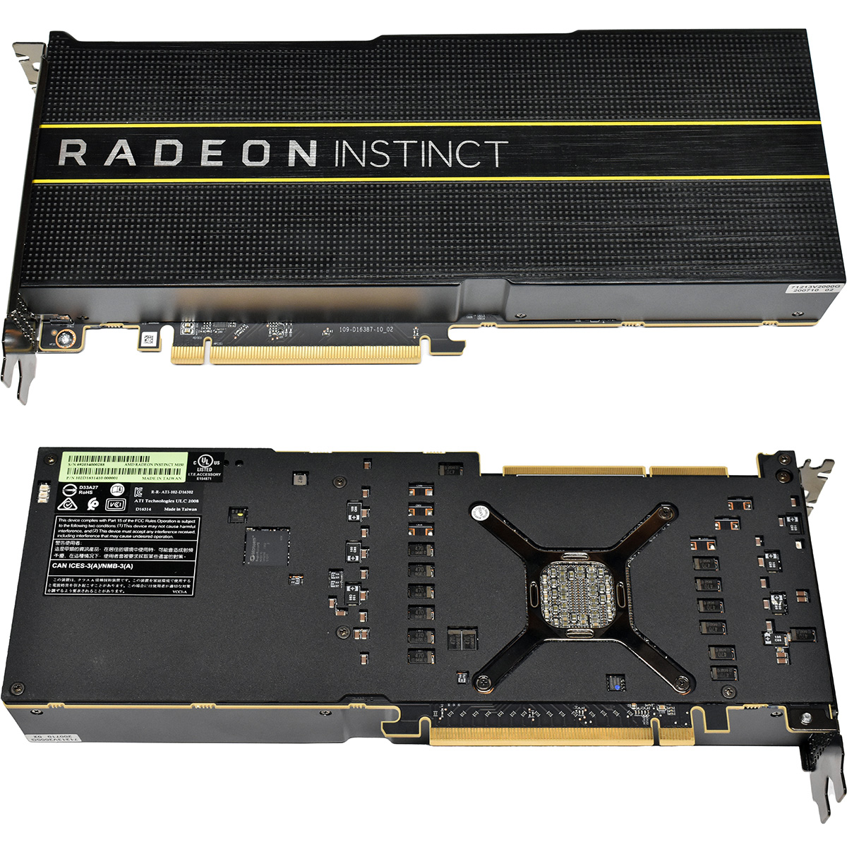 AMD Radeon Instinct MI50 32GB HBM2 Vega 20 AI HPC Grafikkarte PCIe 4.0 - 4.jpg AMD Radeon Instinct MI50 32GB HBM2 Vega 20 AI HPC Grafikkarte PCIe 4.0