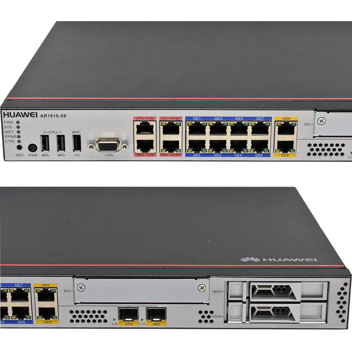 Huawei AR1610-X6 10-Port RJ-45 GE Net Engine Access Router 2x WAN RJ-45/SFP