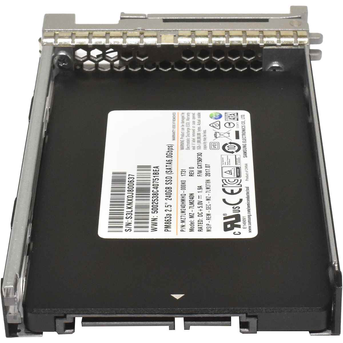 Samsung MZ-7LM240N 240GB 2.5" 6G SATA SSD MZ7LM240HMHQ-000K0 AIR-SD240GBKS4-EV mit Rahmen Samsung MZ-7LM240N 240GB 2.5" 6G SATA SSD MZ7LM240HMHQ-000K0 AIR-SD240GBKS4-EV mit Rahmen