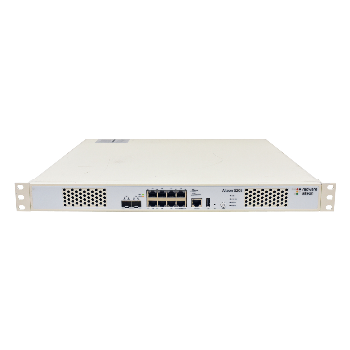 Radware Alteon-NG 5208 XL-6G ODS-VL2 19010353 Application Delivery Controller Radware Alteon-NG 5208 XL-6G ODS-VL2 19010353 Application Delivery Controller
