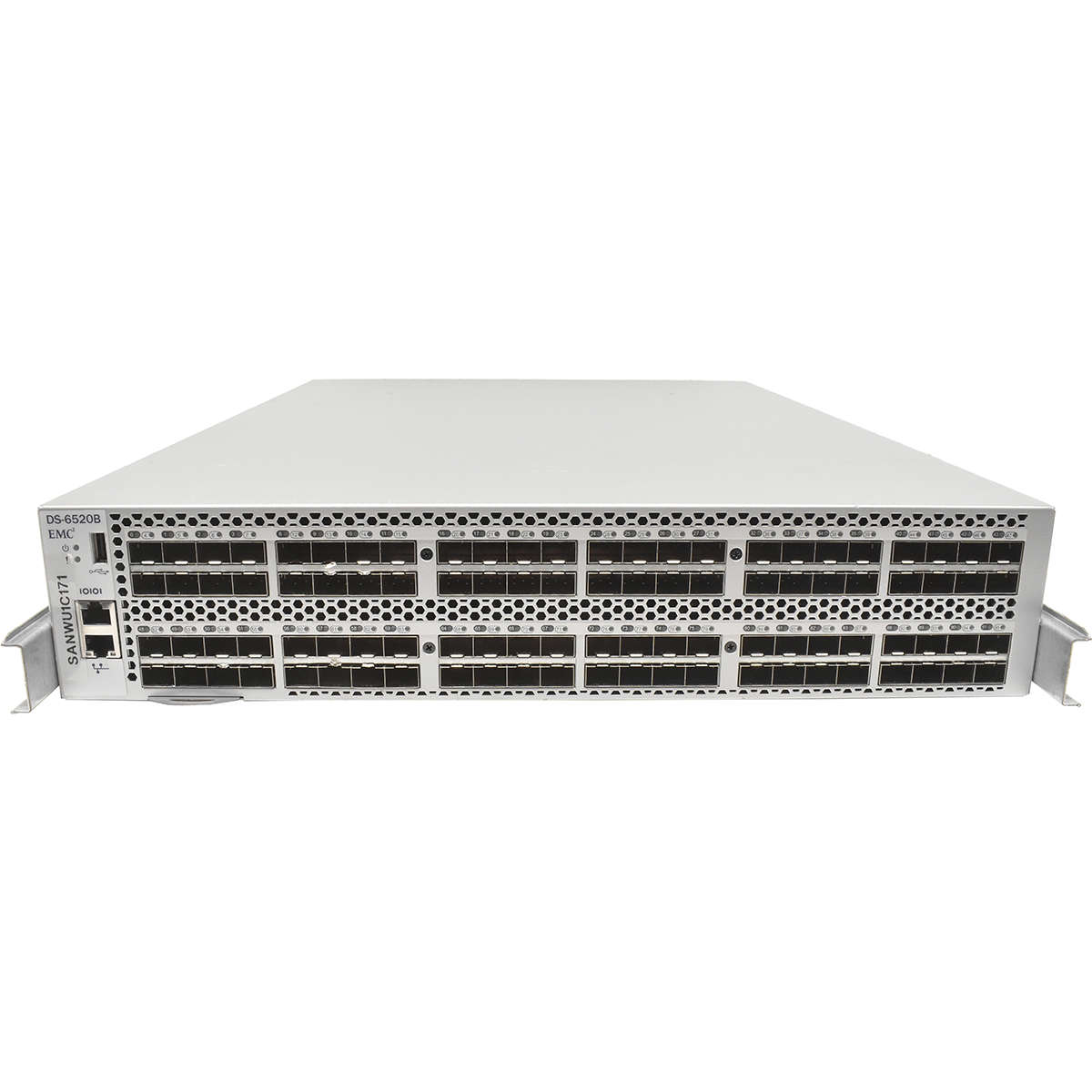 EMC Brocade DS-6520B 16G FC Switch EM-6520-48-16G-F 100-652-863-00 96 akt. Ports + Rail Kit