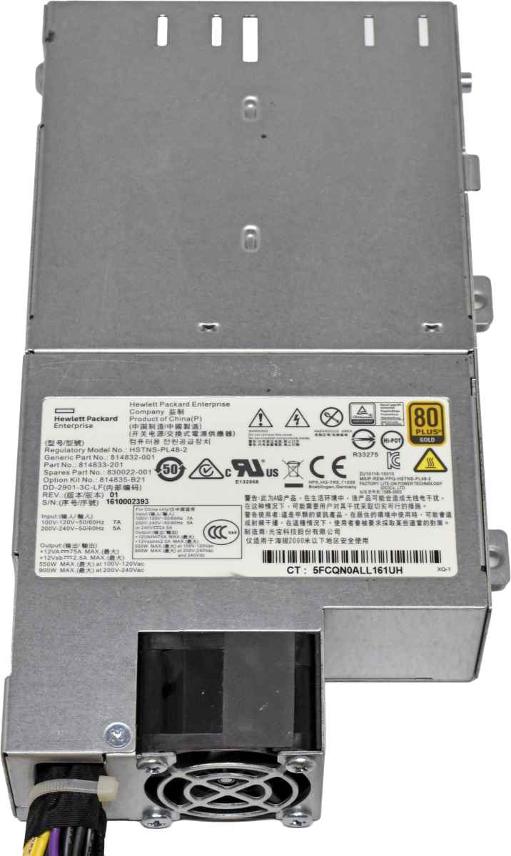 HP DL120 / DL160 G9 Power Supply Backplane Assembly P/N 814832-001 HSTNS-PL48-2