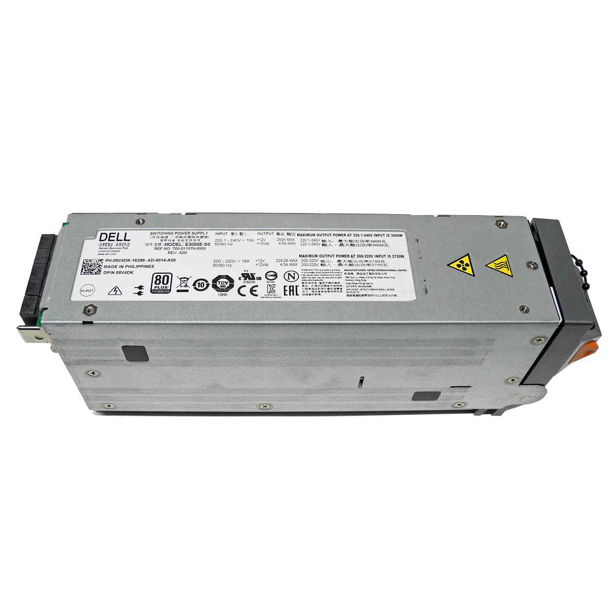 Dell Astec 3000W Power Supply/Netzteil E3000E-S0 für M1000E BladeCenter 08V4DK Dell Astec 3000W Power Supply/Netzteil E3000E-S0 für M1000E BladeCenter 08V4DK